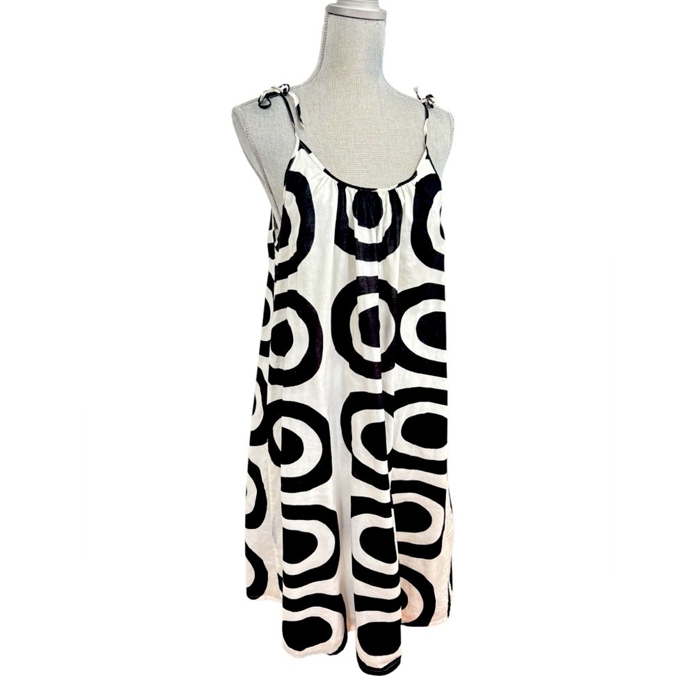 MARIMEKKO Adorable Black and White Designer Vintage Dress size Medium 0801